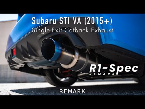 Remark R1 Spec Titanium Tip Cat Back Exhaust Subaru WRX / STI 2015-2021 | RK-C1076S-01T