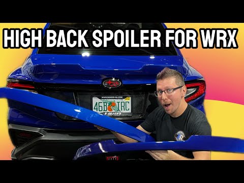 Noble STI Style High Back Paint Matched Duckbill Subaru WRX 2022-2025
