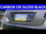 Noble Carbon Fiber License Plate Panel Subaru WRX / STI 2015-2021