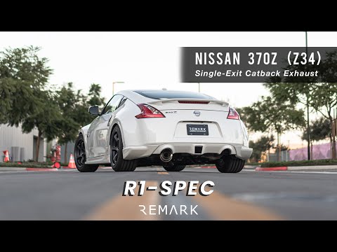 Remark R1-Spec Cat Back Exhaust w/ Stainless Muffler Nissan 370Z 2009-2020 | RK-C1076N-01