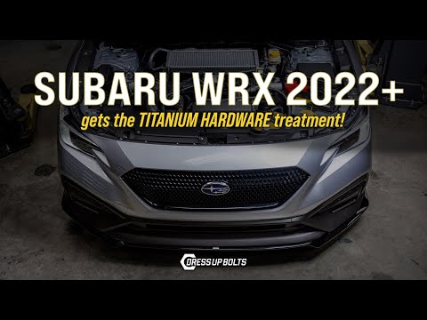 Dress Up Bolts Stage 2 Titanium 93pc Engine Bay Hardware Kit Subaru WRX 2022-2026