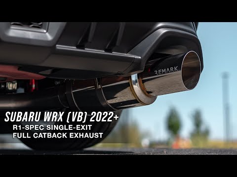 Remark R1-Spec Cat Back Exhaust Stainless Subaru WRX 2022-2025 | RK-C1076S-03