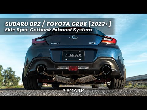 Remark BRZ 2013-2026 Elite Spec Cat Back Exhaust Burnt Tips Scion FR-S / Toyota GR86 / Subaru | RK-C2063T-04T
