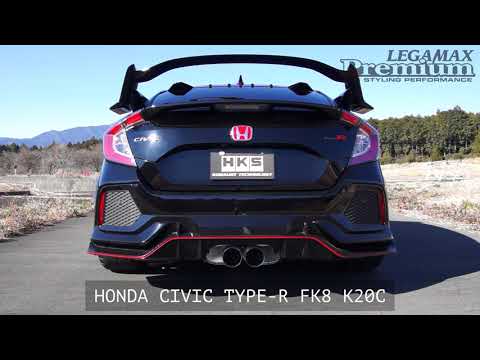 HKS Legamax Premium Cat Back Exhaust Honda Civic Type-R 2017-2021 | 31021-BH003