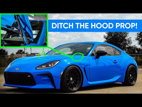 Noble Gen 2 Carbon Fiber Hood Struts Subaru BRZ / Toyota GR86 2022-2025