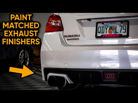 Noble OE Style Paint Matched Exhaust Finishers Subaru WRX 2015-2021 / STI 2015-2021