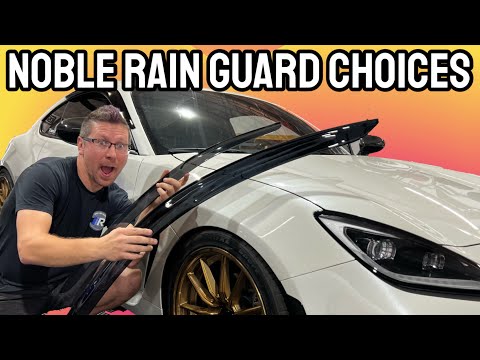 Noble DMK Style Rain Guards Subaru BRZ 2022-2025 / Toyota GR86 2022-2025