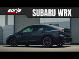 Borla S-Type Cat Back Exhaust Ceramic Black Tips Subaru WRX 22-23 | 140907CB