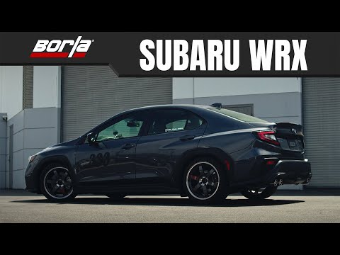 Borla S-Type Cat Back Exhaust Ceramic Black Tips Subaru WRX 22-25 | 140907CB