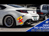 Toyota TRD GR Trunk Spoiler Subaru BRZ 22-24 / Toyota GR86 22-24 - Ignition Red DCK | MS342-18007-D0