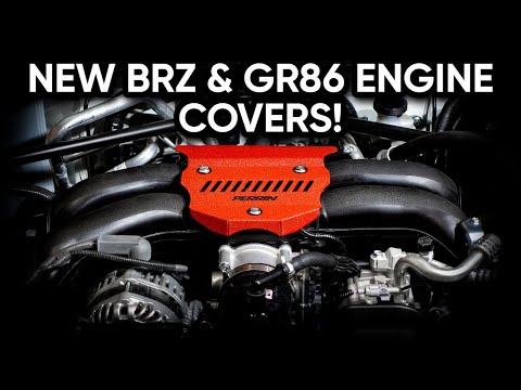 Perrin Engine Cover Wrinkle Red Subaru BRZ / Toyota GR86 2022-2025 | PSP-ENG-162RD