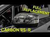 Noble Full Replacement RS-R Style Carbon Fiber Mirror Covers Subaru WRX / STI 15-21